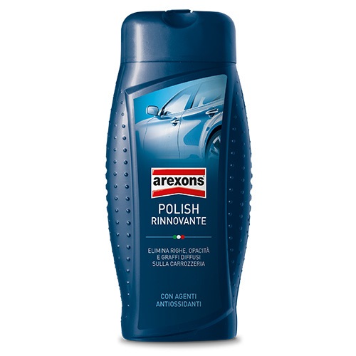 Arexons Polish Rinnovante 500 ml - Rimuove Graffi, Opacità e Righe della Carrozzeria, Azione Detergente, Elimina Ossidazione, Ridona Colore alla Vernice