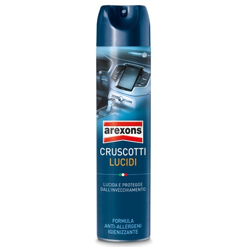 Arexons Spray Detergente Cruscotti Lucidi 600 ml - Modello 8316, Pulisce e Lucida Superfici Plastiche
