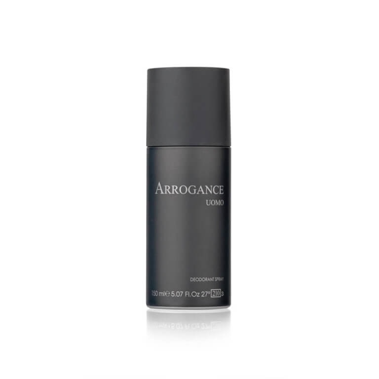 Arrogance Uomo Deodorante Spray 150 ml - Fragranza Orientale Fougere Maschile con Protezione Quotidiana