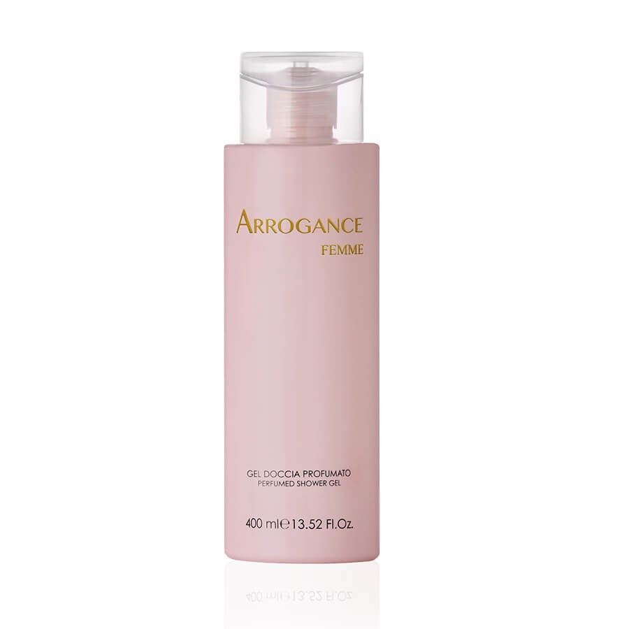 Arrogance Femme Gel Doccia 400 ml - Gel doccia profumato per donna, texture ricca e densa, adatto a tutti i tipi di pelle