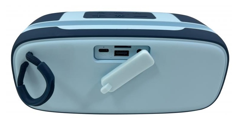 Majestic FIRE 13 Altoparlante Portatile Stereo Bluetooth Nero - 20 W, 5 Effetti Luci LED, Ingressi USB/microSD/AUX-IN, Batteria Ricaricabile, Funzione TWS