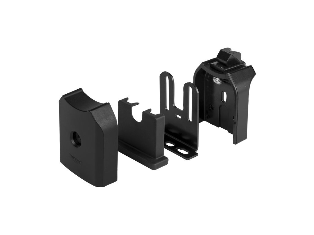 Menabo Kit Professional Fixpoint 601 - Portapacchi Regolabile per Auto con Barre Nero