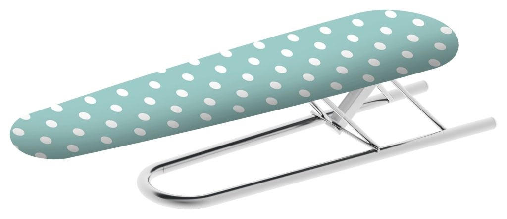 Colombo New Scal Stiramaniche 53x13 cm - Cotone e Acciaio Inox, Verde, Rettangolare, con Blocco di Sicurezza