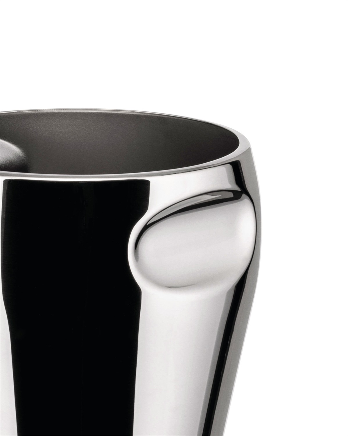 Alessi L 871 - Secchiello per ghiaccio in acciaio inossidabile 18/10 lucido, diametro 12.50 cm, altezza 12.00 cm, capacità 125 cl