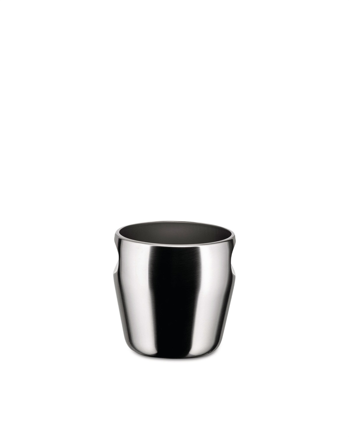 Alessi L 871 - Secchiello per ghiaccio in acciaio inossidabile 18/10 lucido, diametro 12.50 cm, altezza 12.00 cm, capacità 125 cl