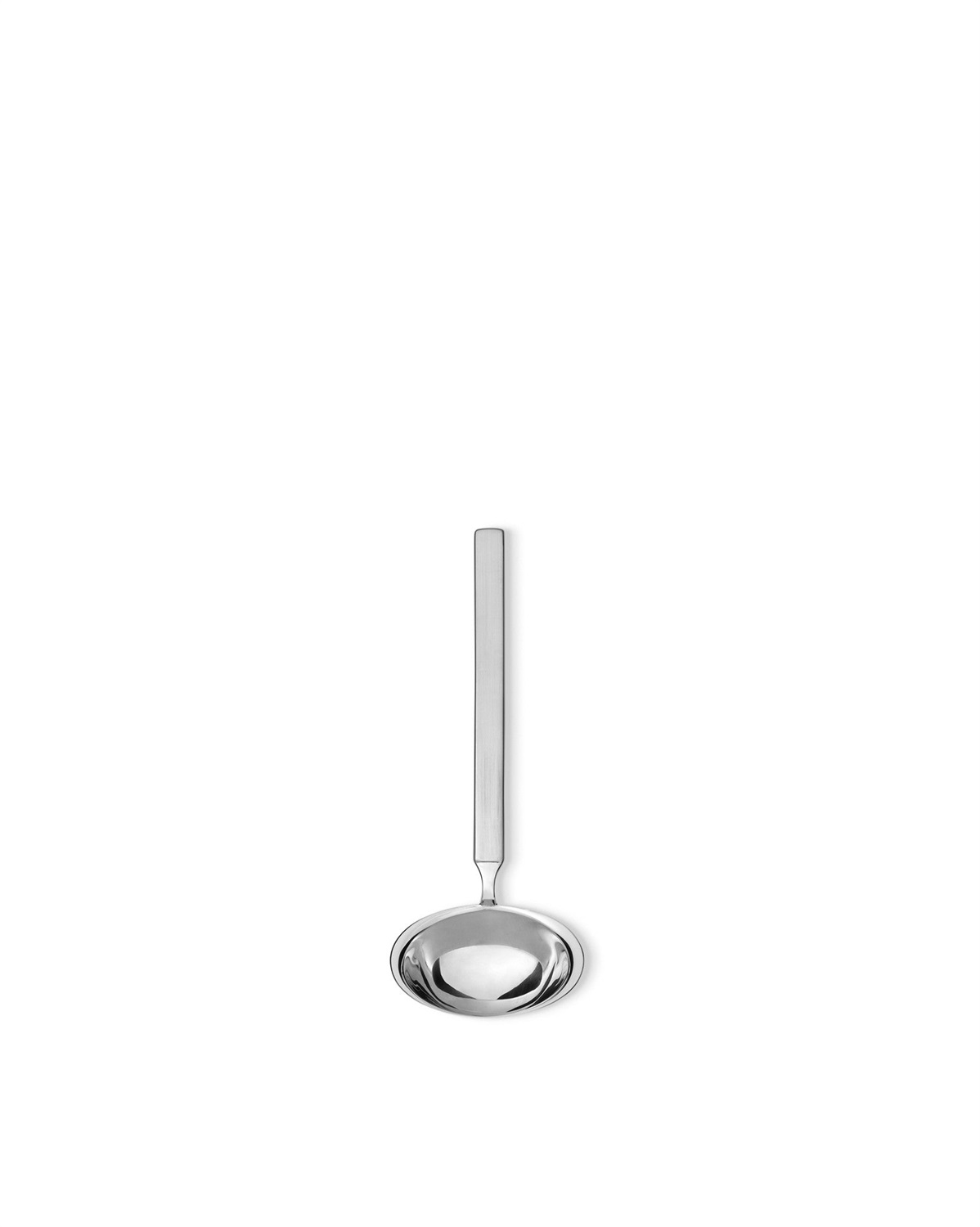 Alessi Dry Mestolo per Salse in Acciaio Lucido con Manico Satinato - Design di Achille Castiglioni, Lunghezza 18 cm