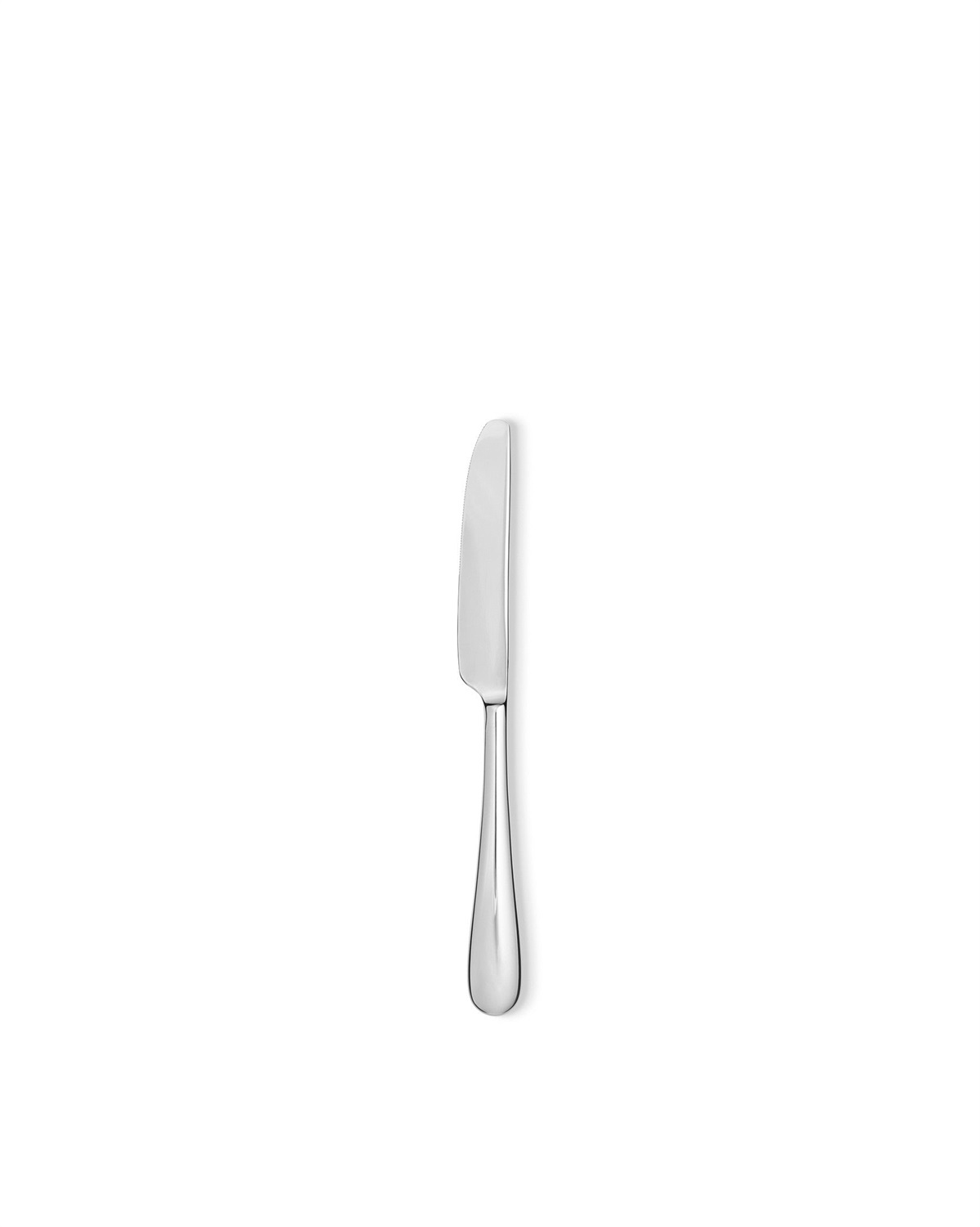 Alessi Nuovo Milano 5180/3 Coltello da Tavola in Acciaio Lucido, Set da 6, Designer Ettore Sottsass