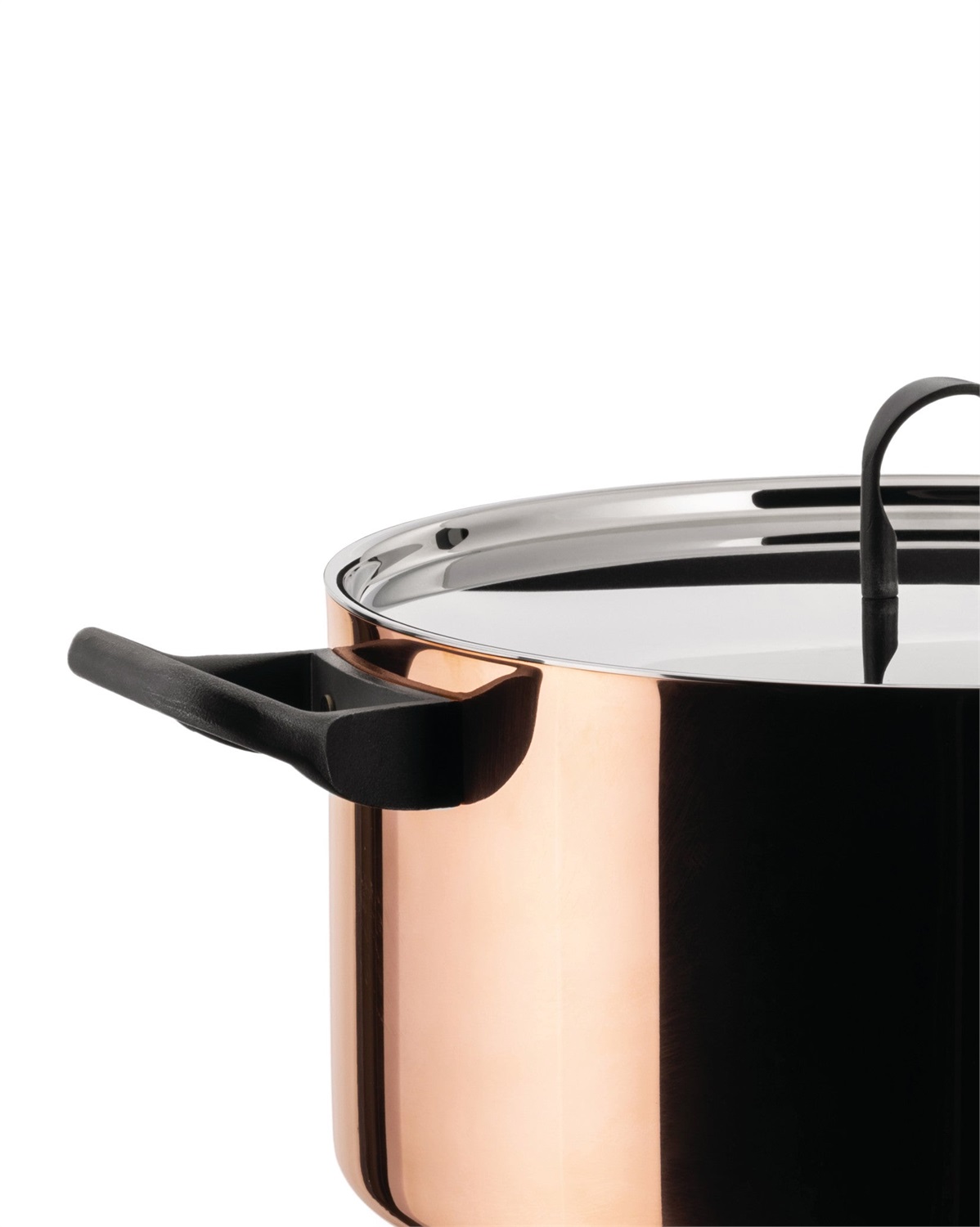 Alessi Casseruola La Cintura di Orione in Acciaio Inossidabile, 26x26 cm, Design di Richard Sapper