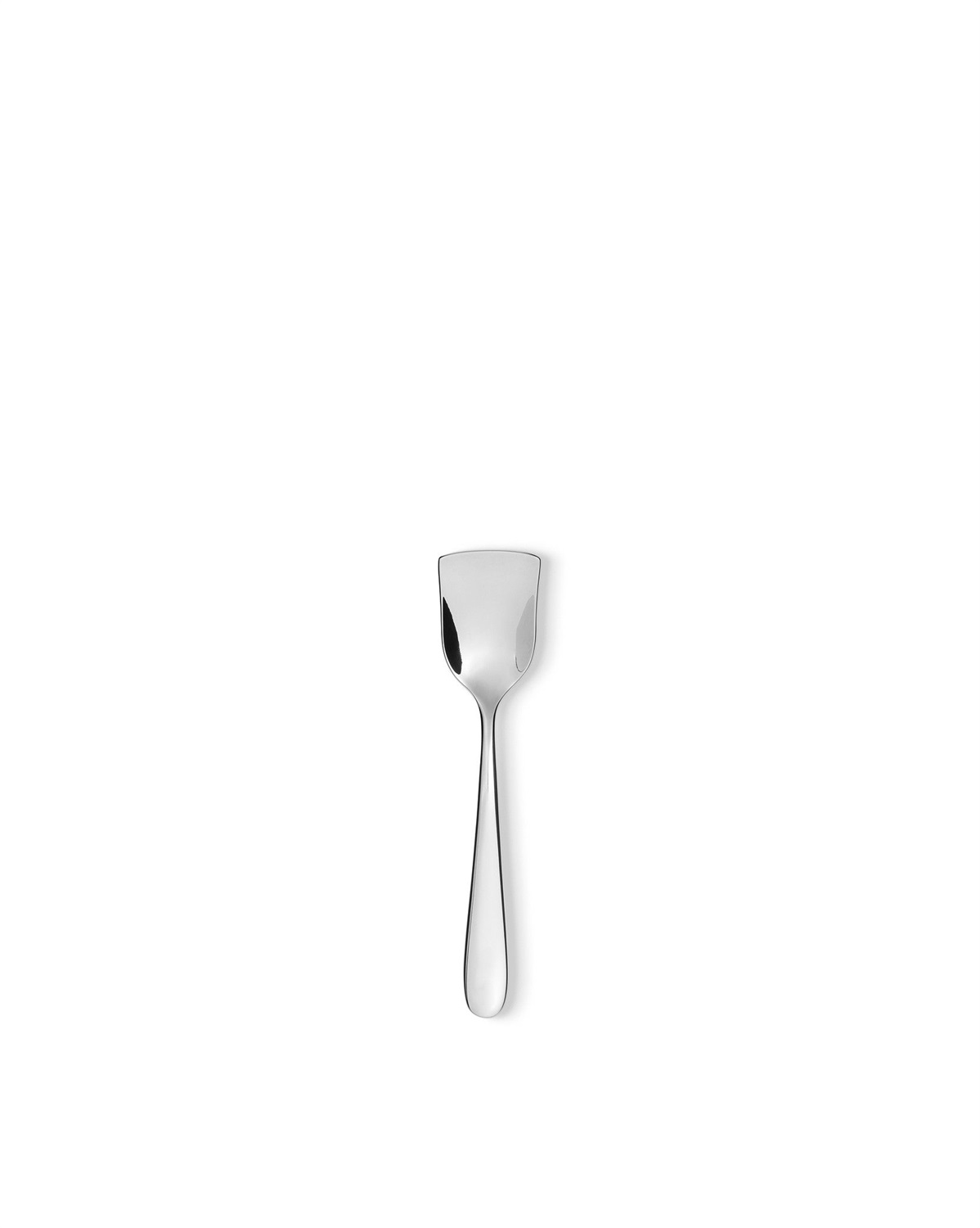 Alessi Cucchiaino da Gelato Nuovo Milano 5180/22 in Acciaio Inossidabile Lucido, Set da 6 Pezzi, Design di Ettore Sottsass
