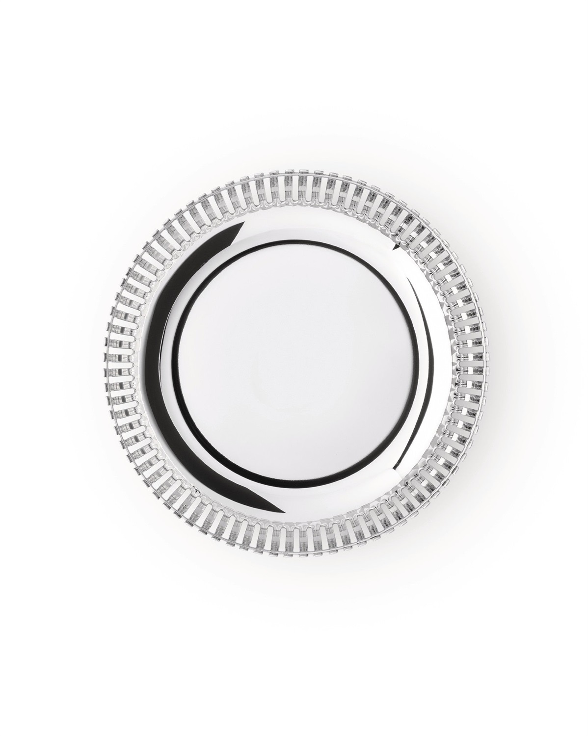 Alessi PCH02/20 Cestino da Cucina Traforato di Design in Acciaio Inossidabile 18/10 Lucido, Diametro 20 cm, Designer Pierre Chapin