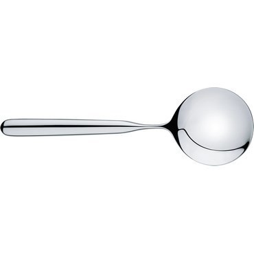 Alessi Cucchiaio da Servizio per Risotto IS01 in Acciaio Inossidabile 18/10 Lucido - Designer Inga Sempé, Lunghezza 26 cm