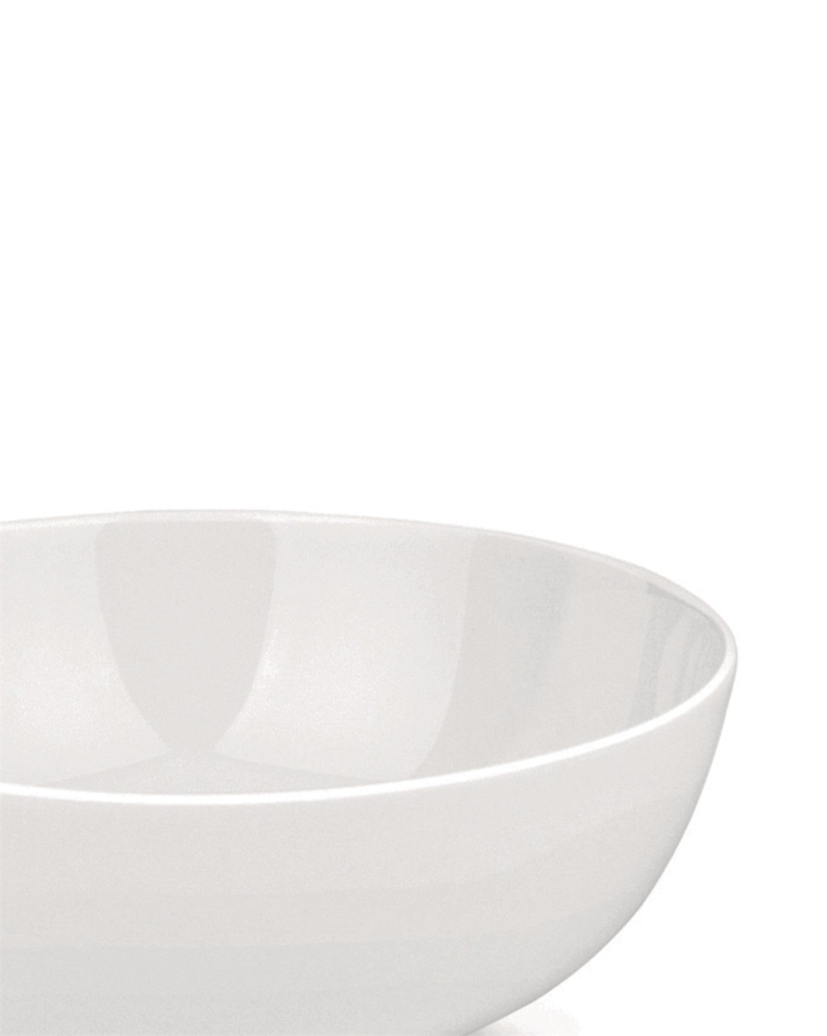 Alessi AGV29/3 Ciotola All-Time in Bone China - Set da 4 - Design Guido Venturini - Ø 16,5 cm - Capacità 0,7 l