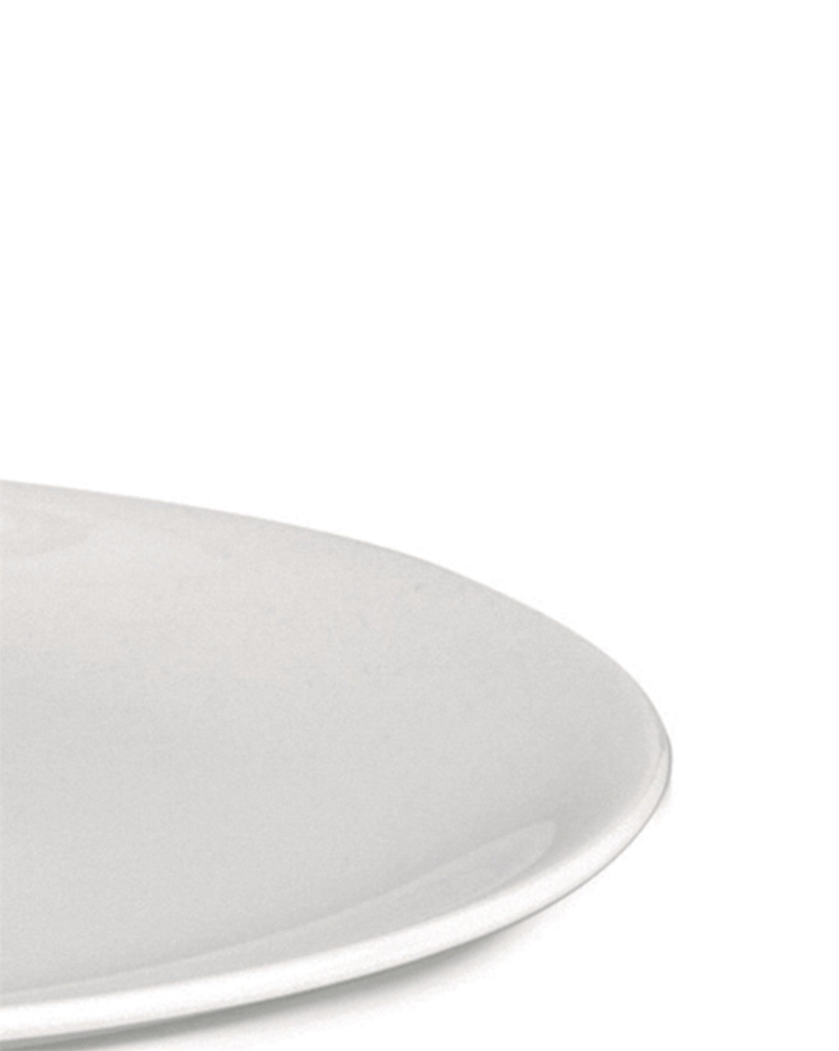 Alessi AGV29/5 Piatto da Dessert All-Time in Porcellana Bone China - Set da 4 - Design Guido Venturini - Ø 20 cm