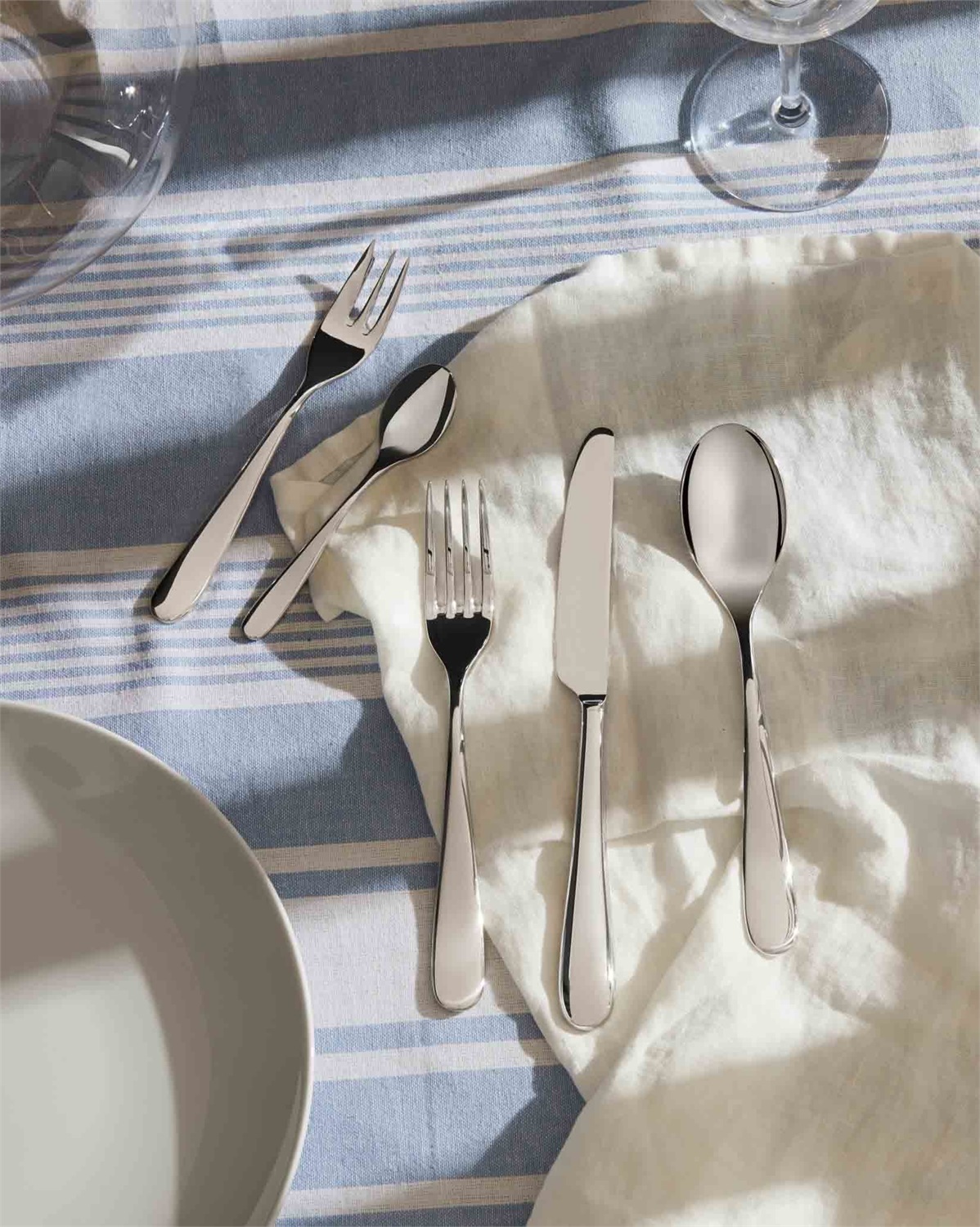 Alessi 5180S30 Nuovo Milano Set di Posate in Acciaio Inossidabile 18/10, 30 Pezzi per 6 Persone