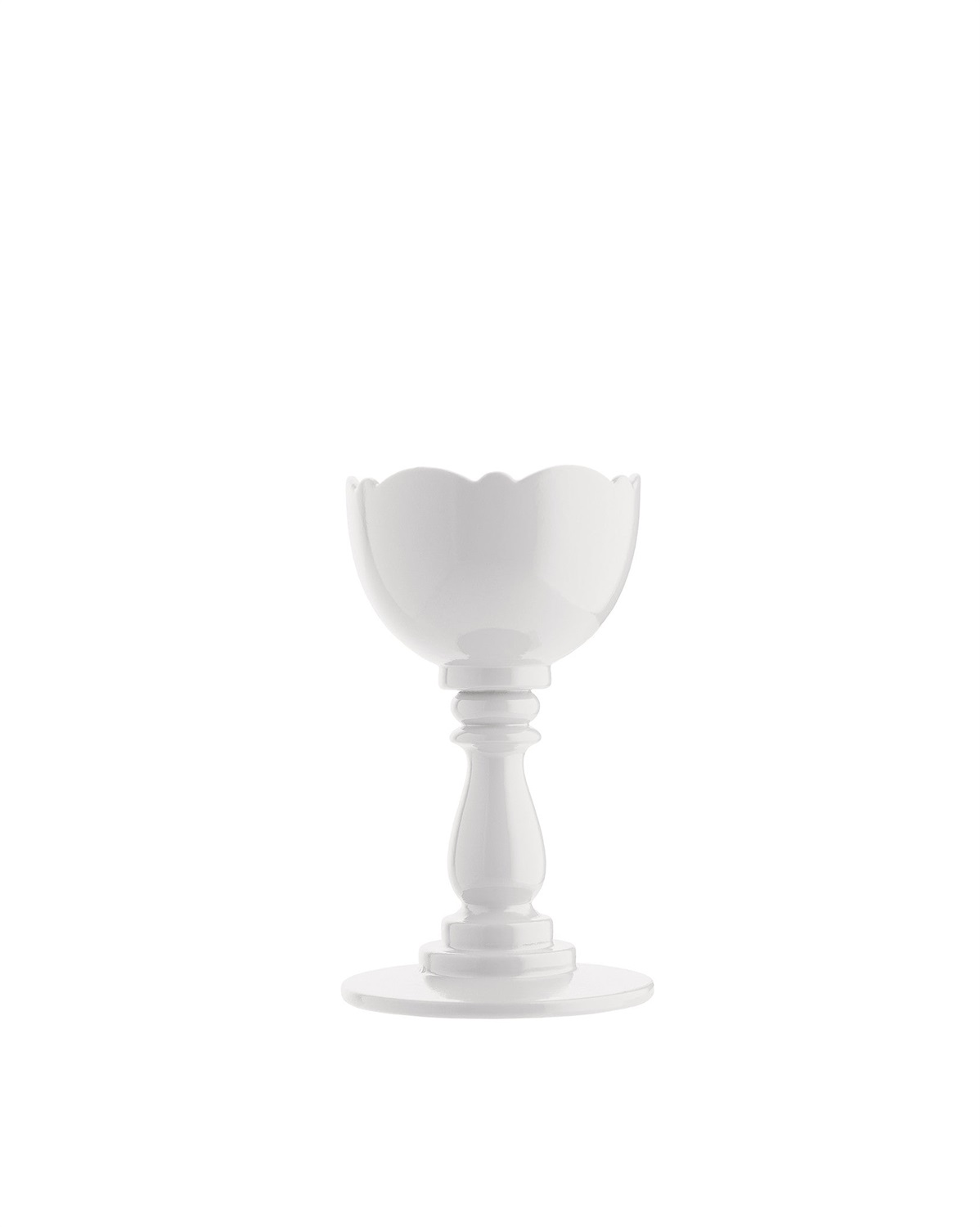 Alessi Portauovo Dressed Bianco con Cucchiaino in Acciaio Inossidabile - Design di Marcel Wanders