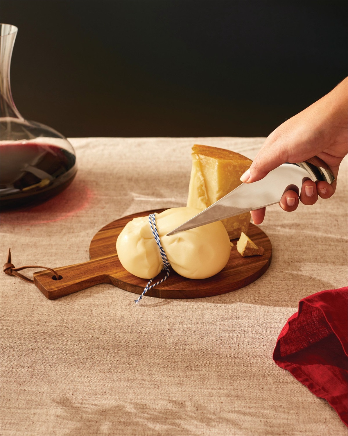 Alessi Atechinus AD01 - Coltello per Formaggi in Acciaio Inossidabile 18/10, Design di Anita Dineen