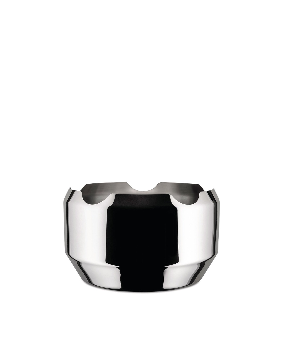 Alessi GIA17 Noè - Vasca Portabottiglie in Acciaio Inossidabile 18/10, Argento, Finitura Lucida, Design Giulio Iacchetti