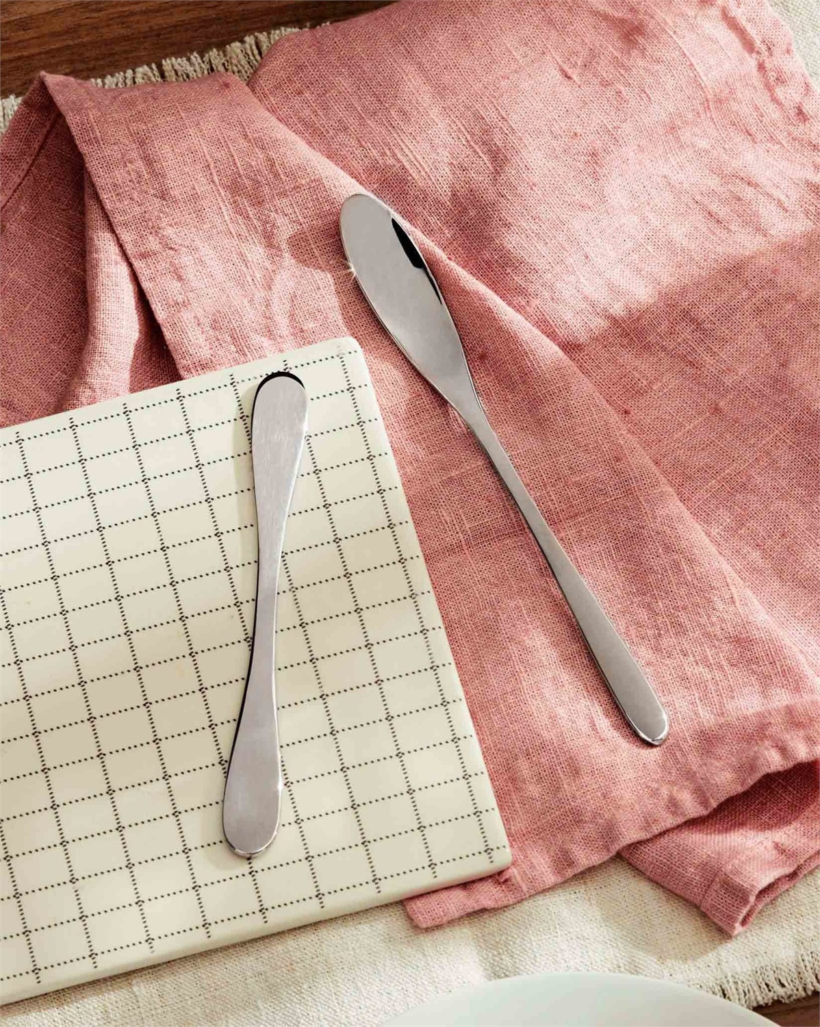 Alessi WA10/37 Coltello per Burro in Acciaio Inossidabile 18/10 Lucido - Set da 6 Pezzi - Design di Wiel Arets