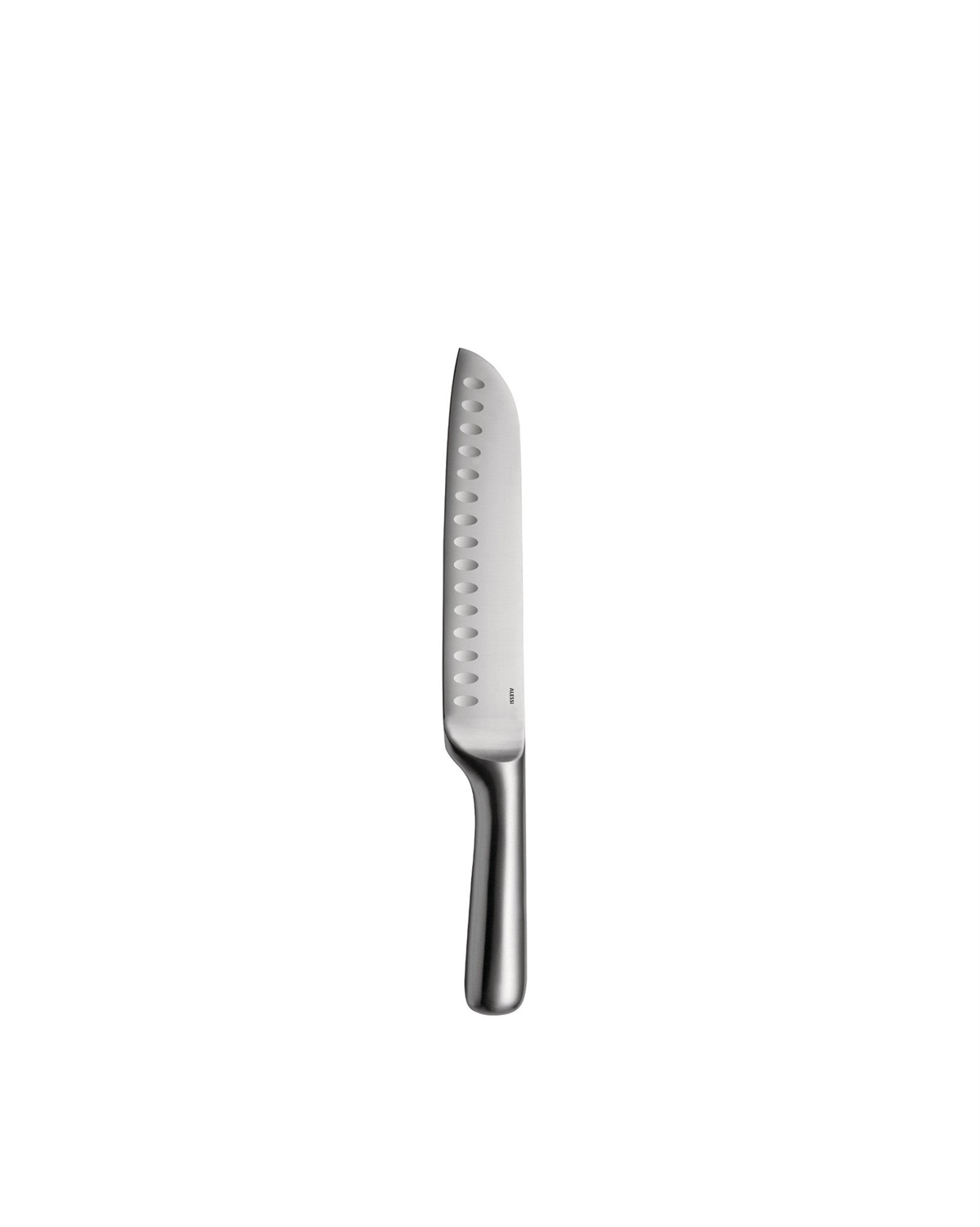 Alessi SG509 Mami Coltello Santoku Piccolo in Acciaio Forgiato Aisi 420 Satinato Argento - Design di Stefano Giovannoni