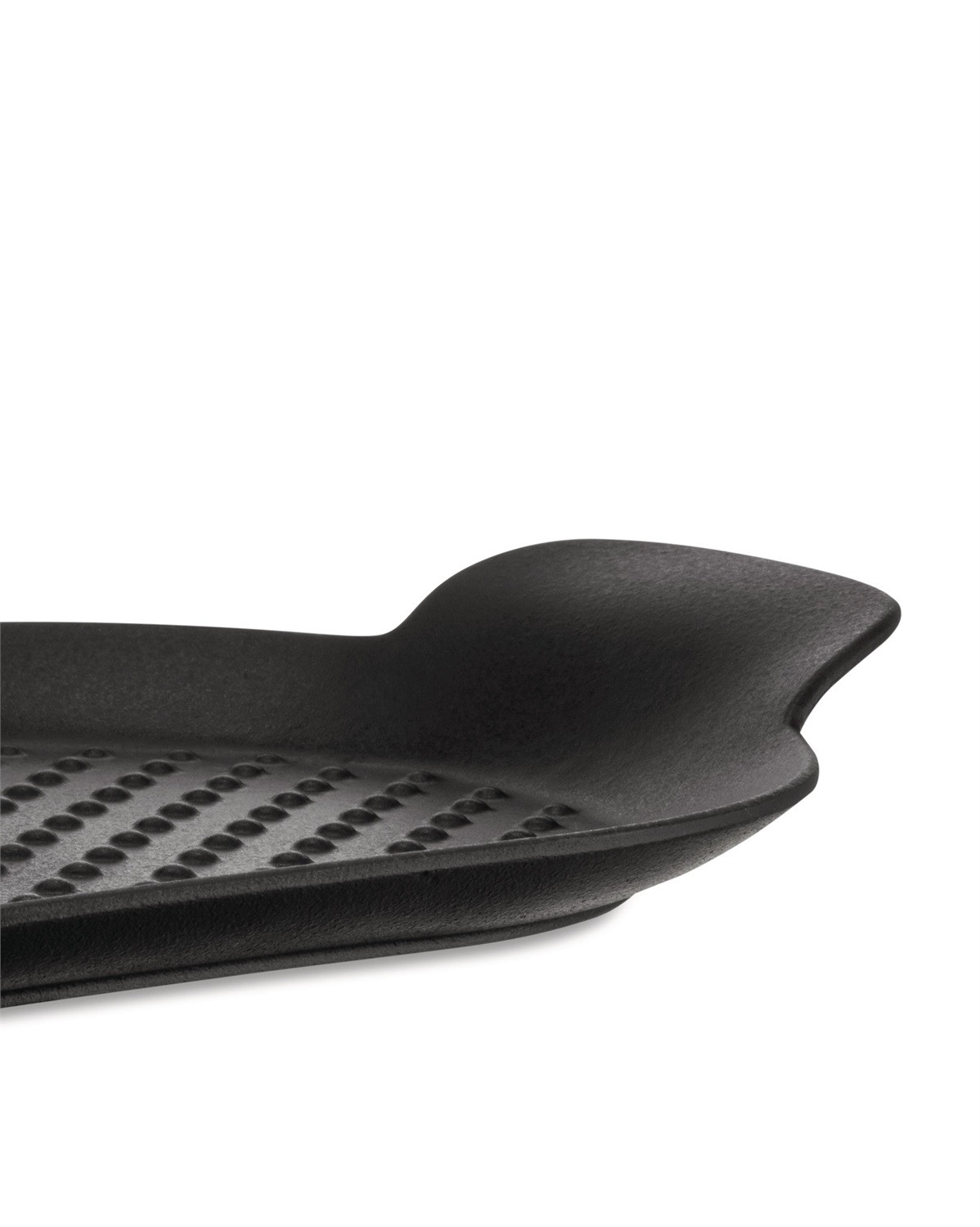 Alessi Edo Bistecchiera in Ghisa, Nero - Padella con Eccellenti Proprietà Termiche, Design di Patricia Urquiola, Fondo Magnetico per Induzione