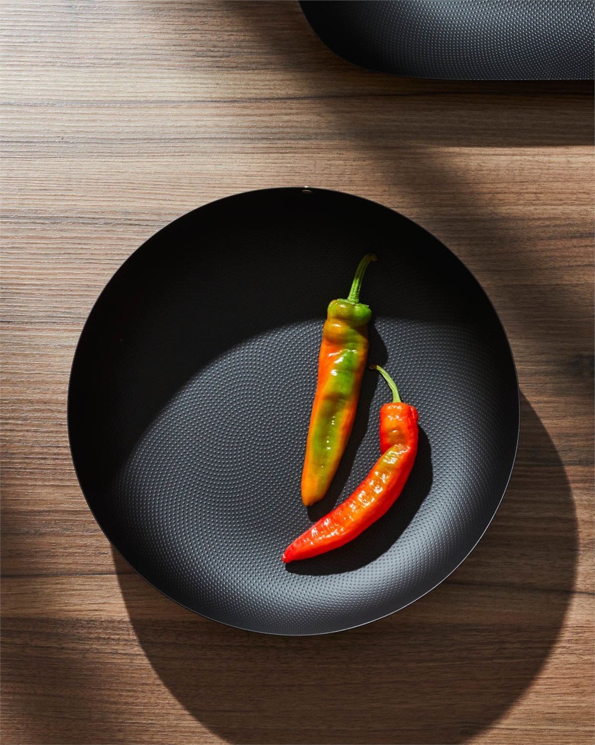 Alessi JM17/29 BT - Cestino Rotondo di Design in Acciaio Epossidico Nero, Ø 29 cm, Designer Jasper Morrison