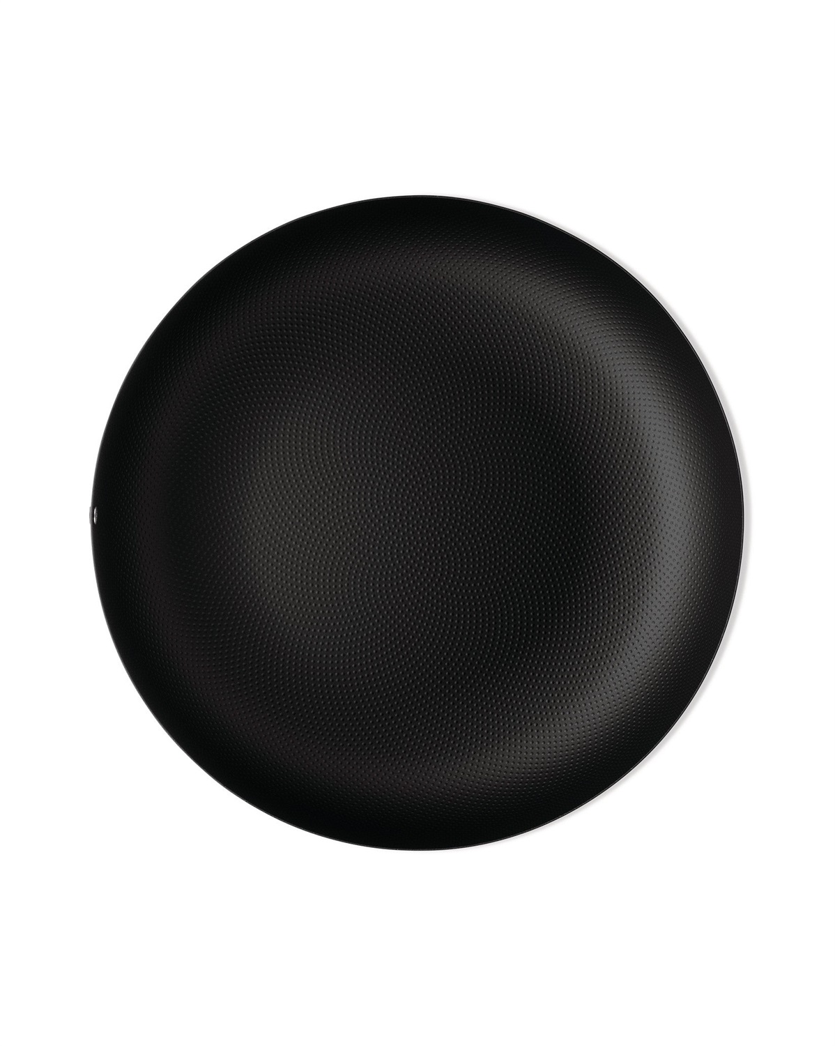 Alessi JM17/29 BT - Cestino Rotondo di Design in Acciaio Epossidico Nero, Ø 29 cm, Designer Jasper Morrison