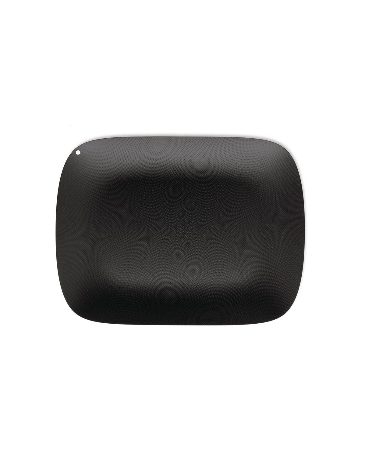 Alessi Moiré MW70BT - Vassoio Rettangolare in Acciaio Colorato con Resina Epossidica, Nero e Decoro a Rilievo, Designer Marcel Wanders