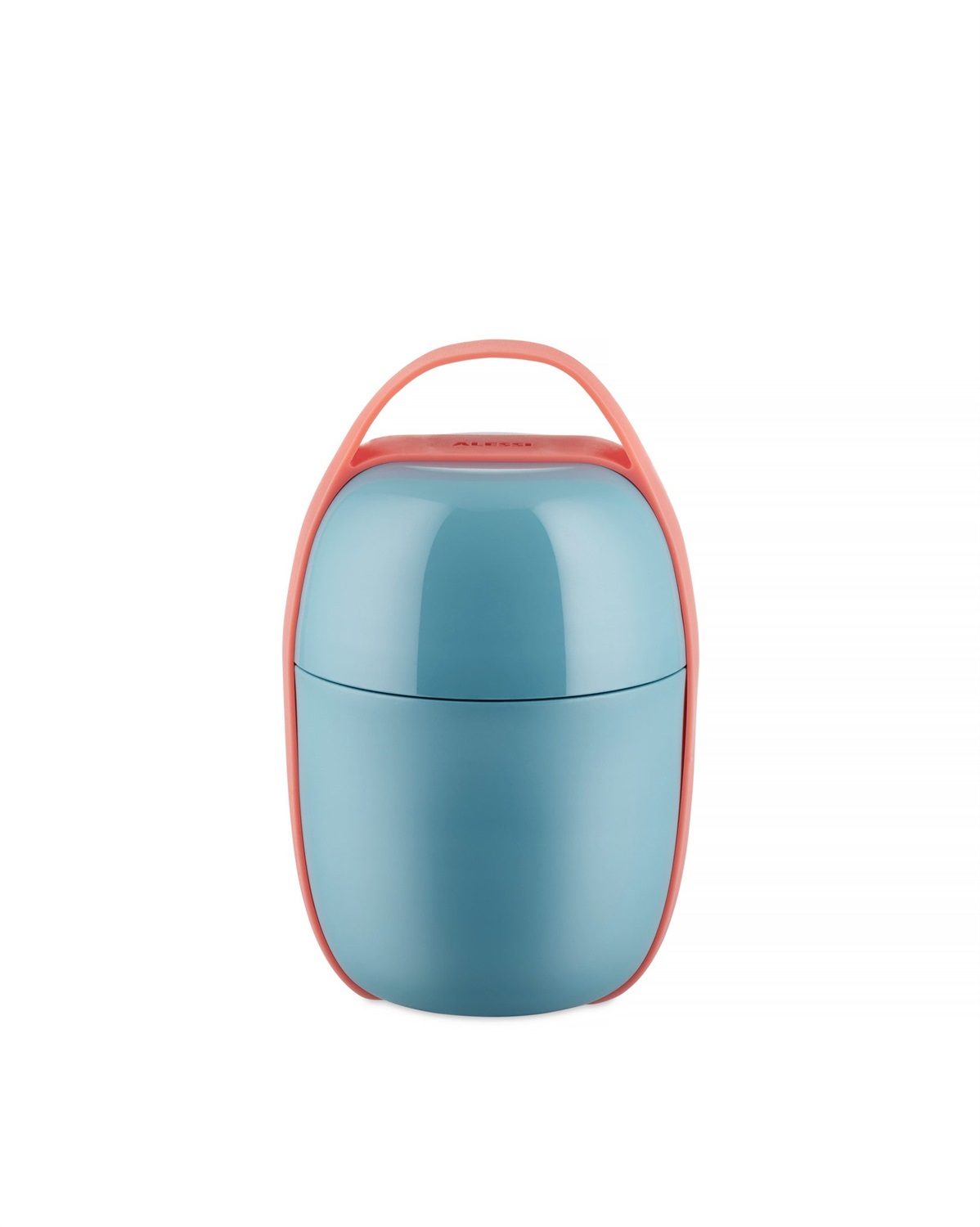 Alessi Food à Porter Lunch Box Rosso - Contenitore per Pranzo in Resina Termoplastica, 50 cl, Design di Sakura Adachi