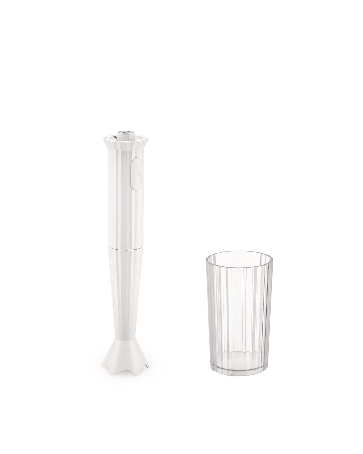 Alessi Plissé MDL10 R - Frullatore a Immersione Rosso 500W con Bicchiere Graduato in Resina Termoplastica