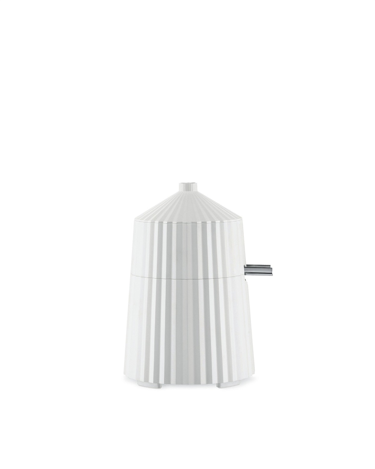 Alessi MDL07 W Spremiagrumi Elettrico Plissé Bianco in Resina Termoplastica, 80 W, Spina Europea