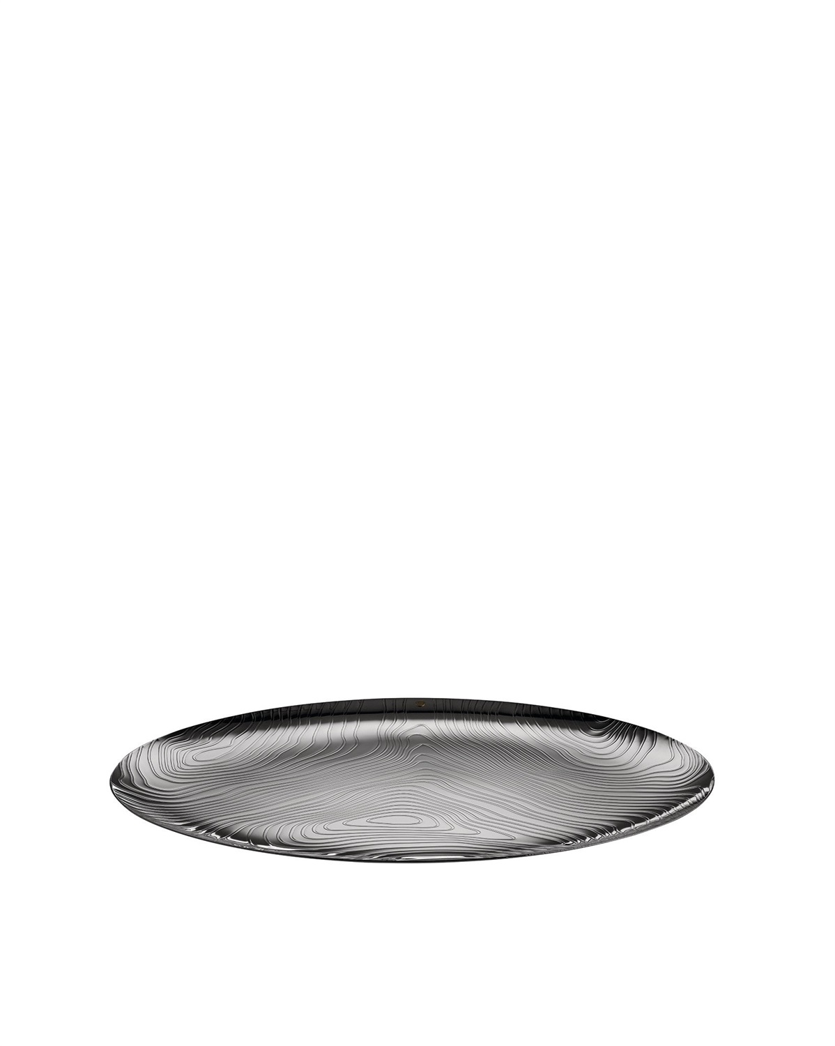 Alessi Veneer PU07 Vassoio da Portata in Acciaio Inossidabile 18/10 con Decoro in Rilievo - Design di Patricia Urquiola