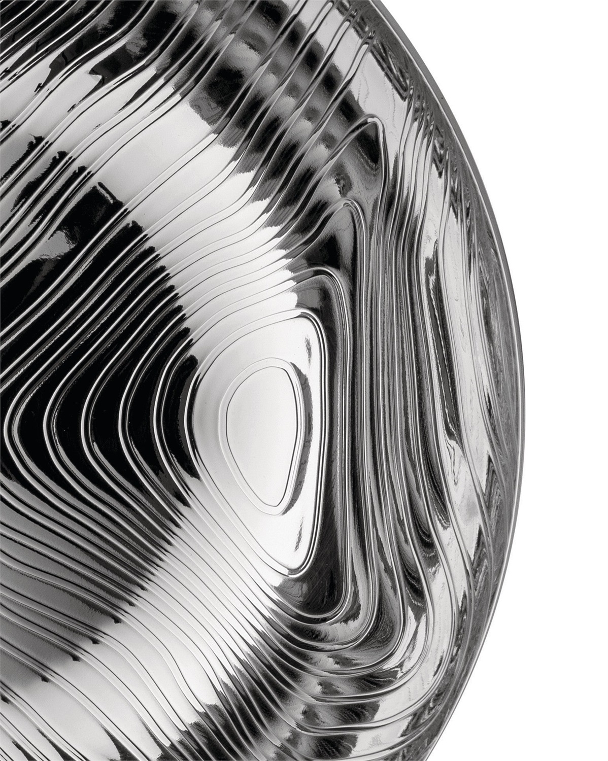 Alessi Veneer PU06/21 - Coppa da Cucina Multifunzione in Acciaio Inossidabile 18/10 con Decoro in Rilievo, Design di Patricia Urquiola, Diametro 21 cm