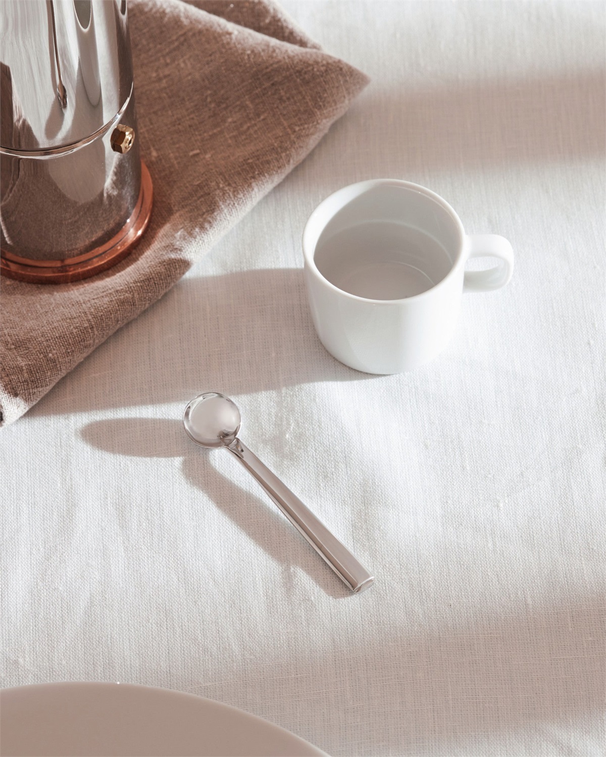 Alessi Cucchiaini da Caffè Rundes Modell in Acciaio Inossidabile 18/10 - Set di 6 - Design di Josef Hoffmann