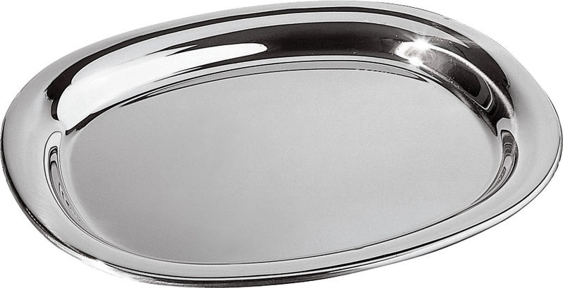 Alessi Vassoio Ovale JM13 in Acciaio Inox 36 x 29 cm - Design di Jasper Morrison