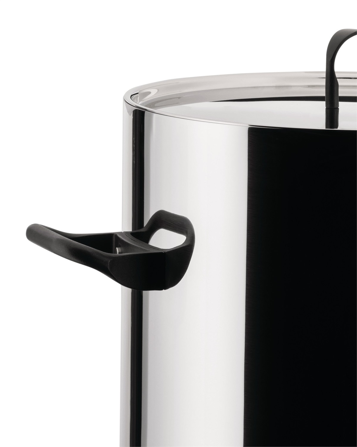 Alessi La Cintura di Orione 90100 Pentola Inox 24 cm - 1,00 lt, Design Cilindrico di Richard Sapper