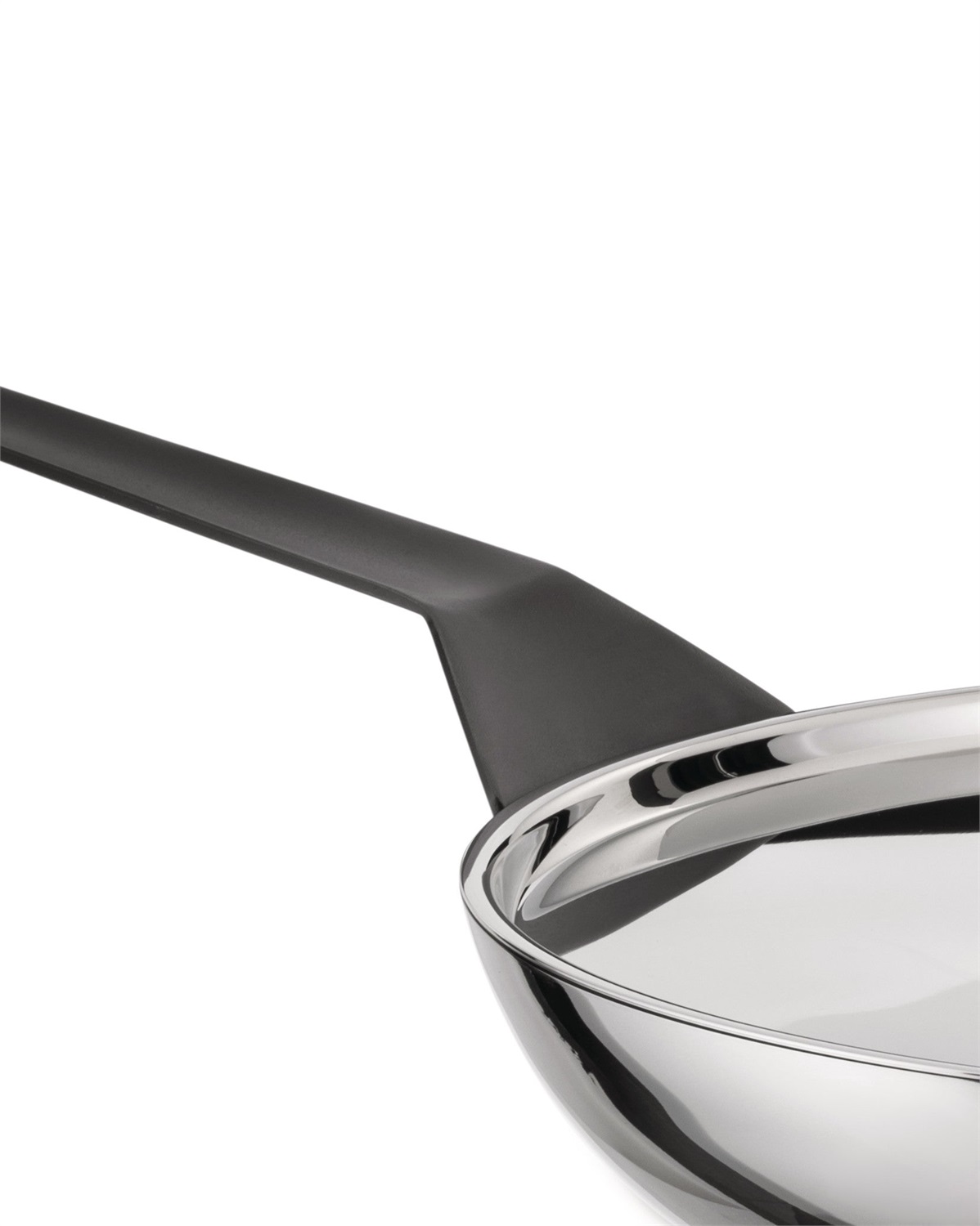 Alessi La Cintura di Orione Padella Lionese 24 cm in Trilamina con Manico in Acciaio Microfuso