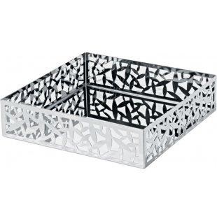 Alessi Portatovaglioli Cactus MSA10 in Acciaio Inossidabile 18/10 con Bordo Traforato