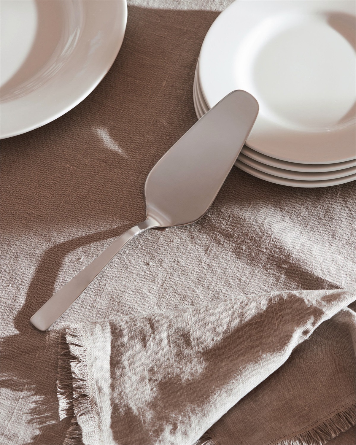 Alessi KnifeForkSpoon Pala per Torta in Acciaio Inossidabile Argento (Lucido) - Design di Jasper Morrison, Lunghezza 26 cm