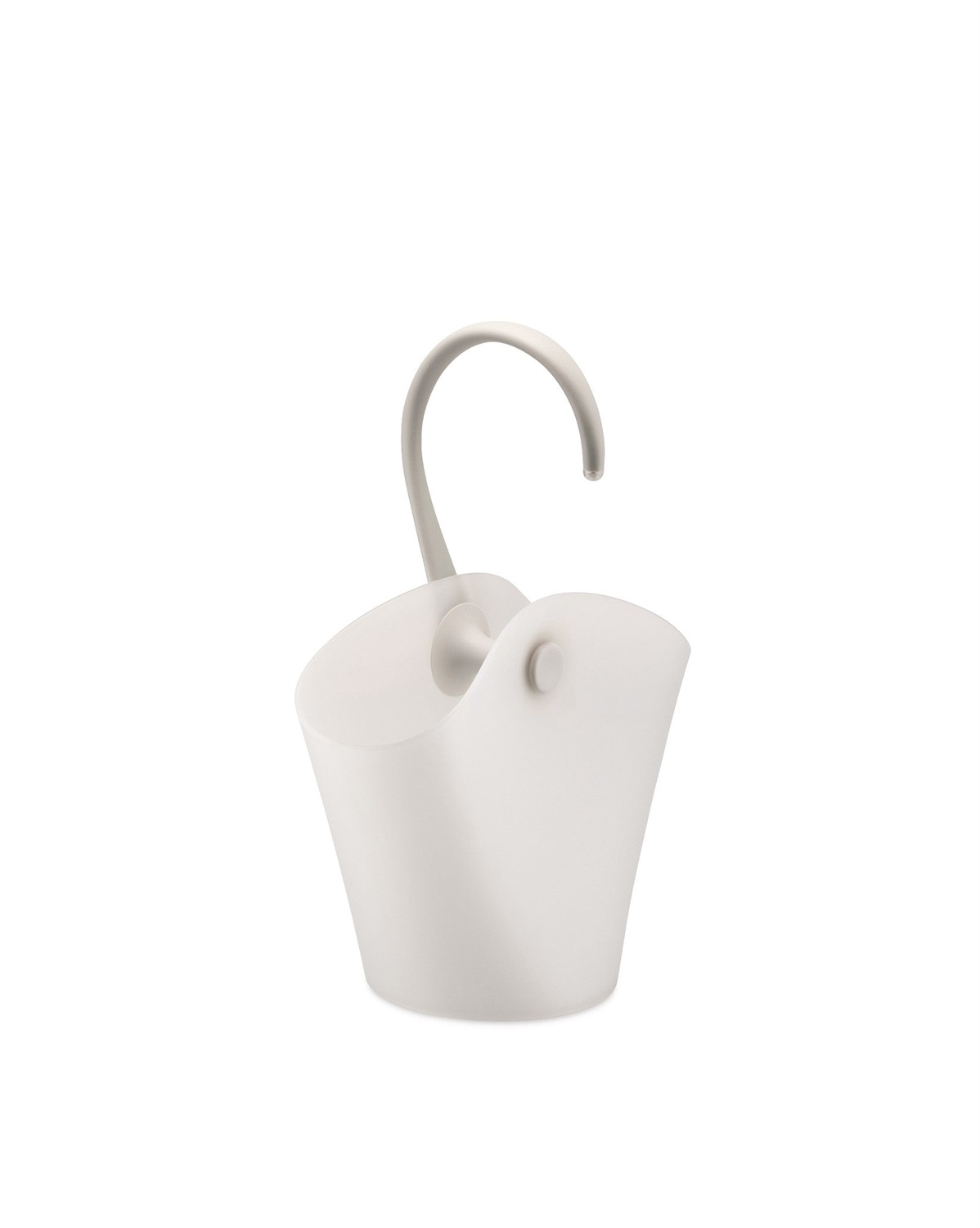 Alessi ARA07I Secchiello per Ghiaccio Chiringuito Cooler - Bianco, Resina Termoplastica, Design di Ron Arad, 400 cl