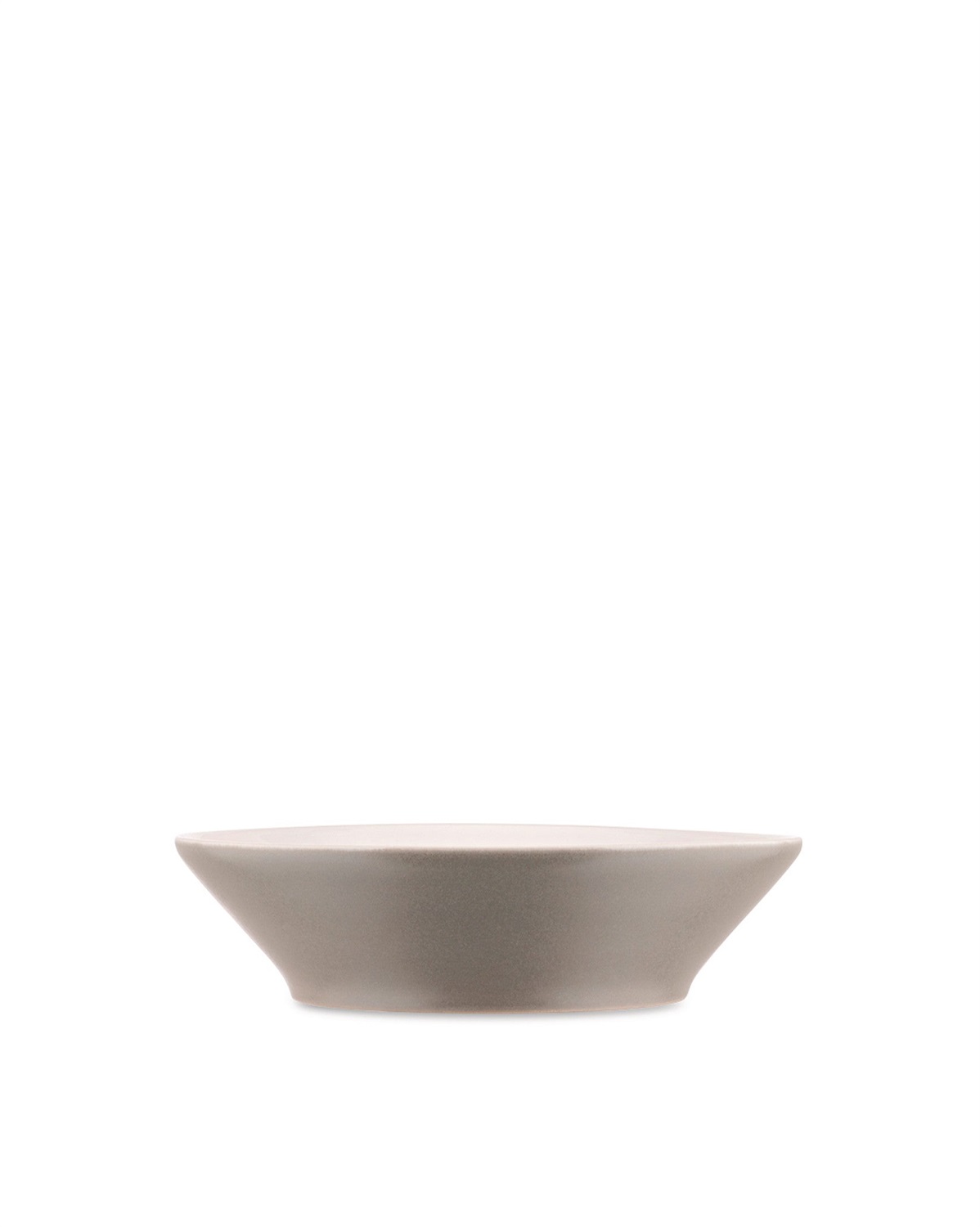 Alessi Piatto Fondo e Piatto da Dessert Tonale Grigio in Ceramica Stoneware - Design David Chipperfield