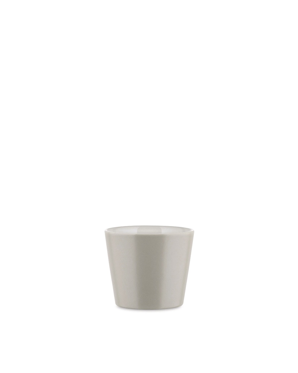 Alessi Bicchiere/bicchierino Tonale Grigio in Ceramica - Design David Chipperfield, Capacità 20 cl, Ø 8 cm x H 7,5 cm