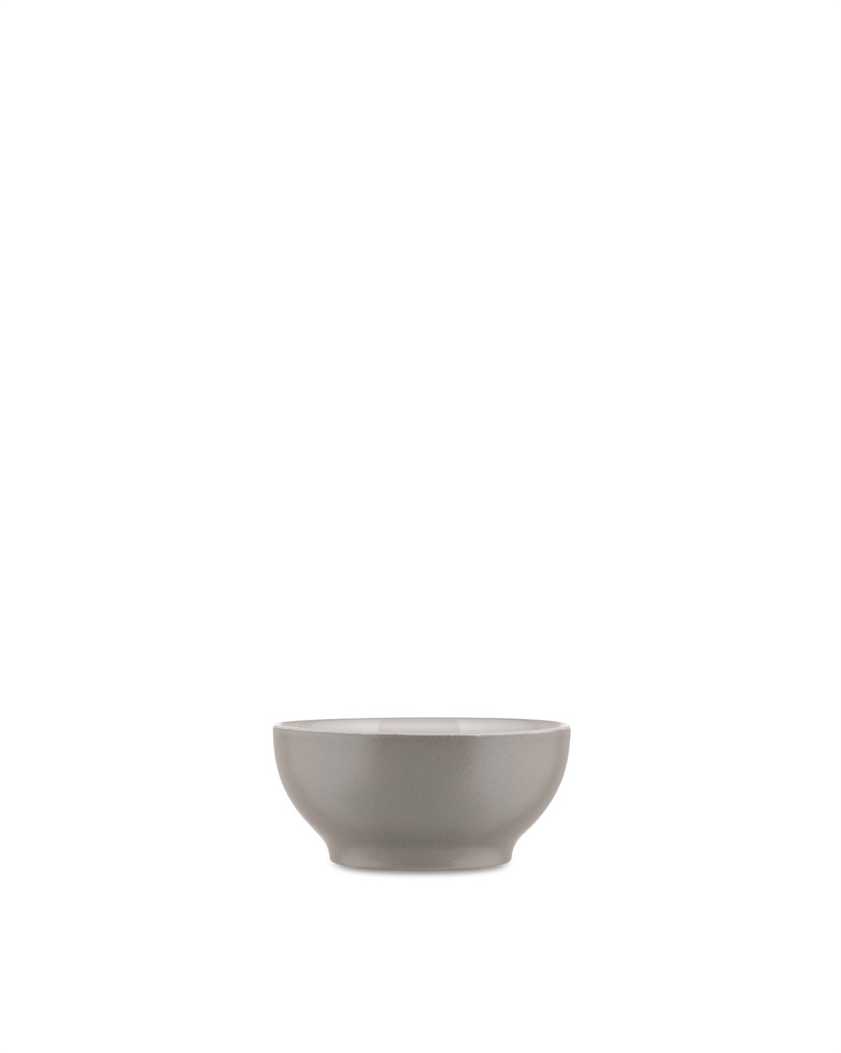 Alessi DC03/54 LG Ciotola Piccola in Ceramica Stoneware Grigio - Set da 4, Designer David Chipperfield, Diametro 15 cm, Capienza 60 cl