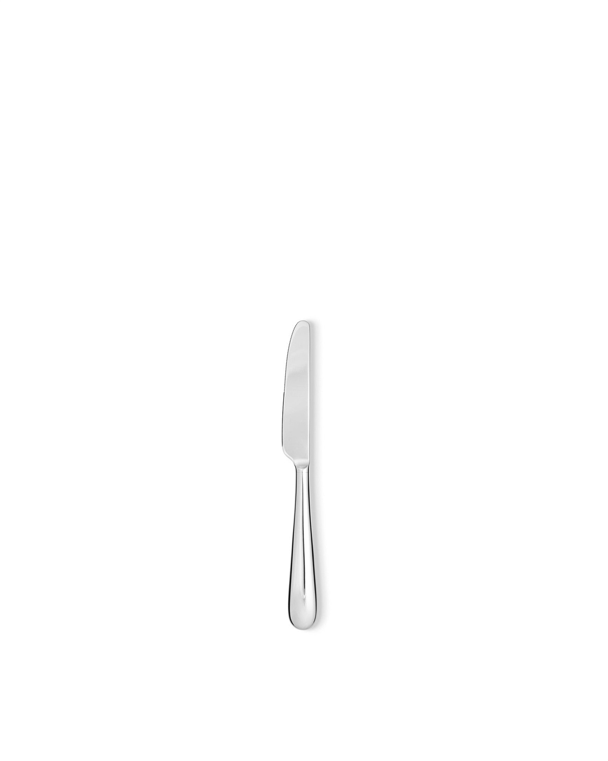 Alessi 5180/6M Nuovo Milano Coltello da Frutta Monoblocco in Acciaio AISI 420 Lucido, Set da 6, Designer Ettore Sottsass, Lunghezza 19 cm