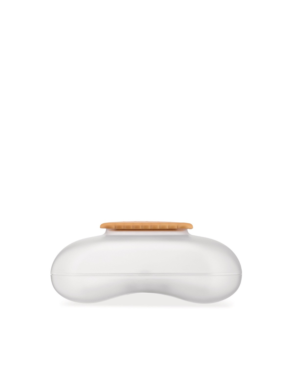 Alessi Mary Biscuit ASG07I - Biscottiera di Design con Coperchio in Resina Termoplastica, Maniglia a Forma di Biscotto, 350 cl