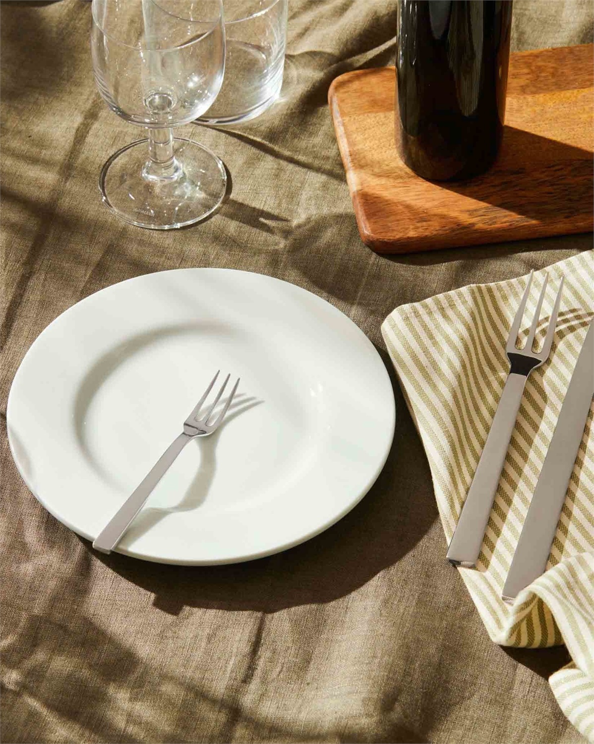 Alessi Forchetta da Frutta Santiago in Acciaio Inossidabile Lucido - Set da 6, Design di David Chipperfield