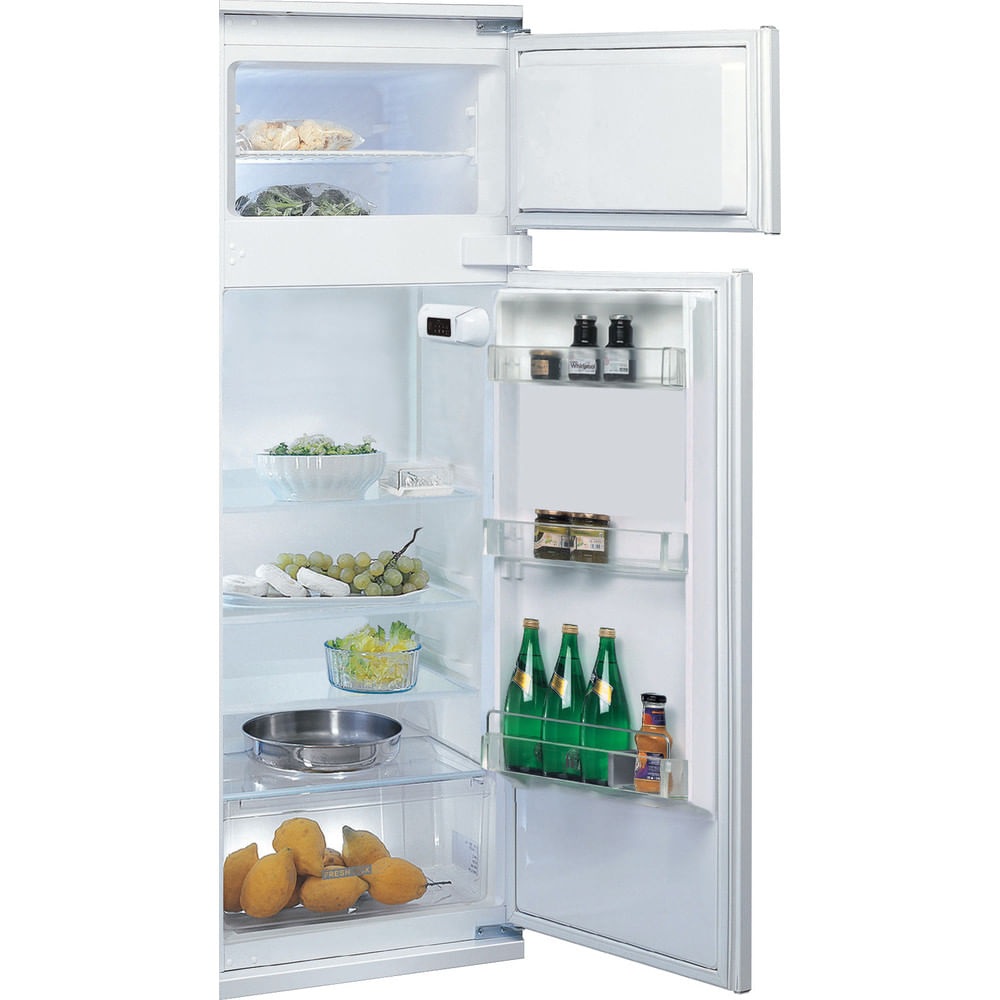 Whirlpool Frigorifero Doppia Porta da Incasso ART 3802 - Capacità 218 Litri, Classe E, Raffreddamento Statico, Bianco