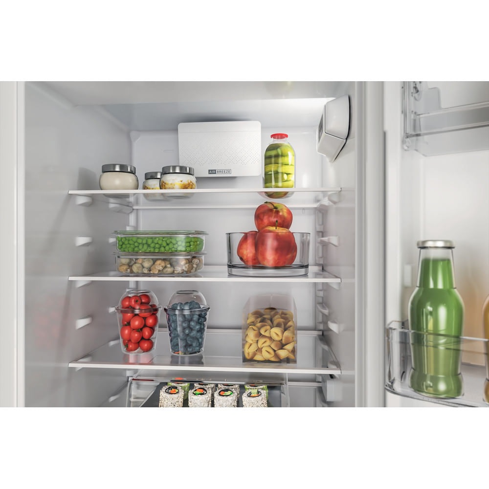 Whirlpool Frigorifero Combinato da Incasso WHC18D031A1 - Capacità 268 Litri, Classe Energetica E, Raffreddamento Ventilato, Colore Bianco