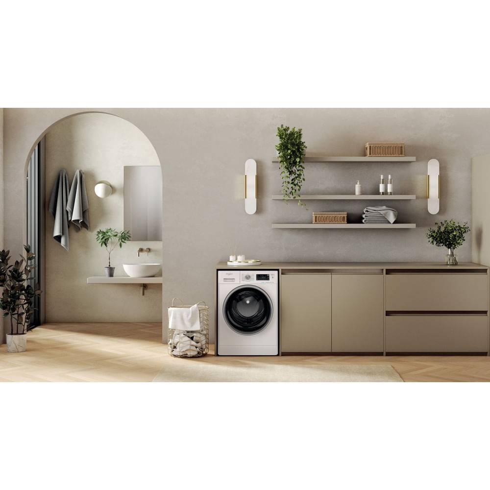 Whirlpool Lavatrice a libera installazione FFB 1148 BSV IT - 11 kg, Classe A, 1400 giri/min, Caricamento frontale, Bianco, Tecnologia 6° SENSO