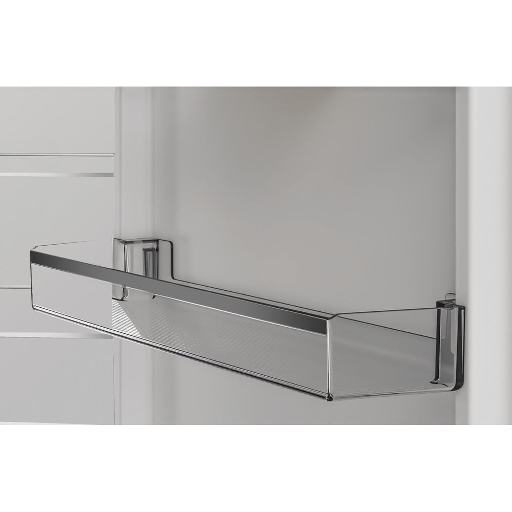 Whirlpool WHK 26404 XP5E - Frigorifero Combinato Libera Installazione, 355 Litri, No Frost, Grigio, Larghezza 59,5cm, Profondità 66,3cm, Altezza 203,5cm, Classe Energetica D