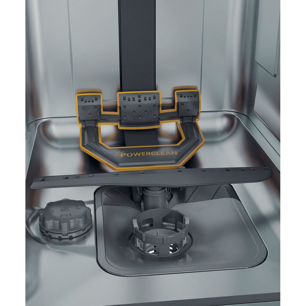 Whirlpool Lavastoviglie Slim a Libera Installazione 45 cm - WH6FB10BS7A0X, 10 Coperti, Classe Energetica B, Acciaio Inox